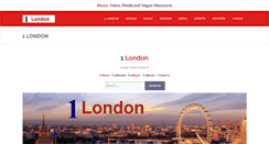 Desktop Screenshot of 1london.net