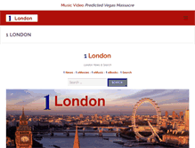 Tablet Screenshot of 1london.net